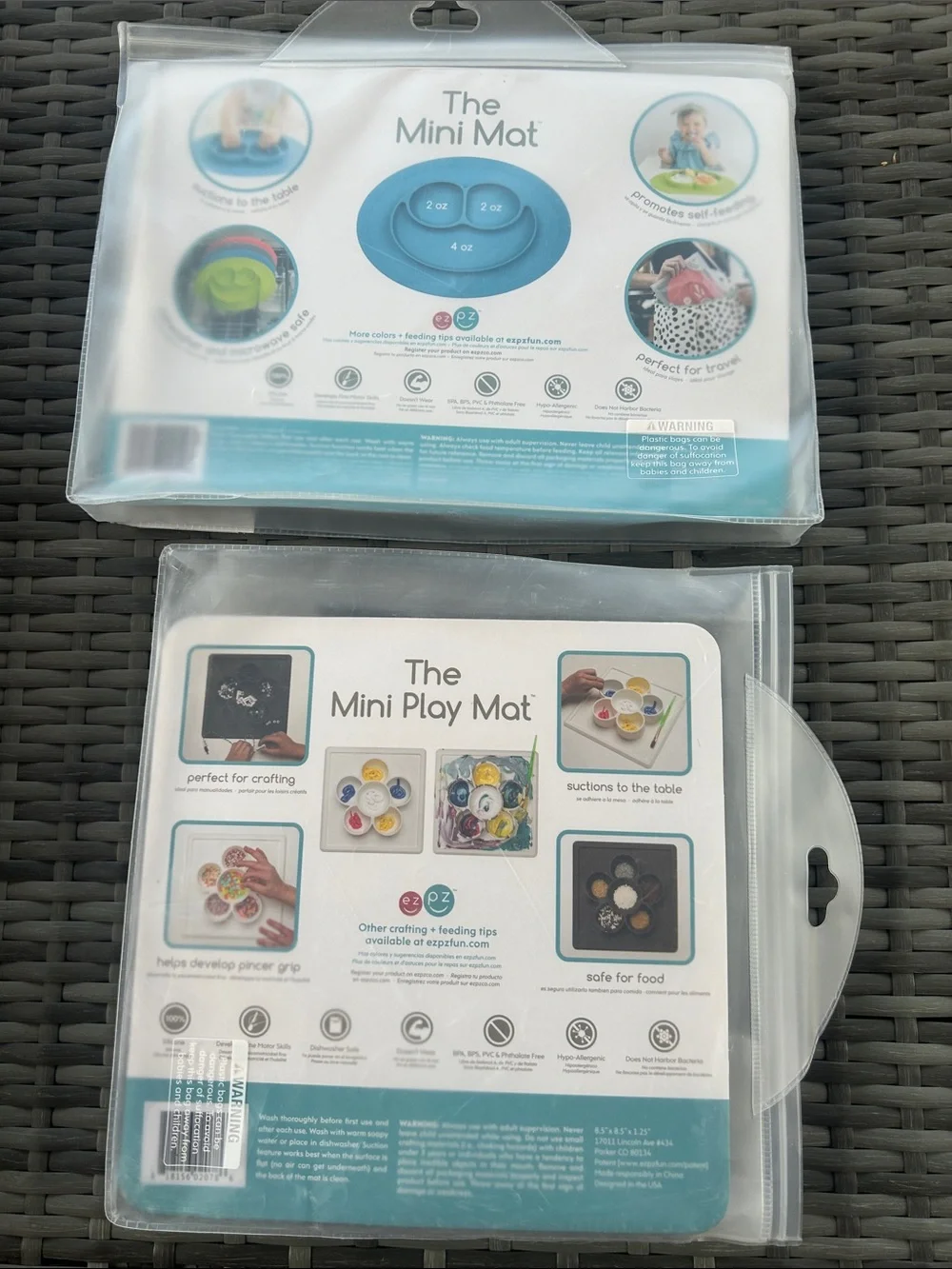 The Mini Mat plate or The Mini Play Mat by ezpz